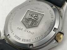 TAG HEUER タグ・ホイヤー　本物　964.013-2　2000シリーズ　プロフェッショナル　200M　デイトクォーツ　電池交換済_画像6