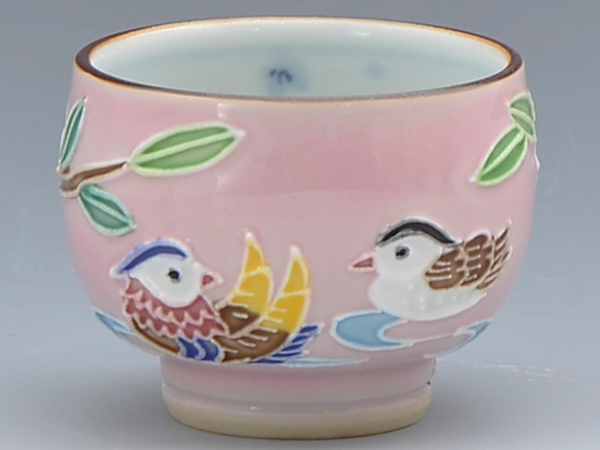 メールをご】 ヤフオク! - 京焼・清水焼 香炉 交趾おしどり(ピンク ...