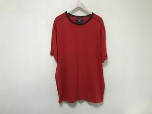 本物ポロジーンズPOLOJEANSラルフローレンコットン半袖Tシャツメンズアメカジビジネススーツサーフストリート赤レッドXL