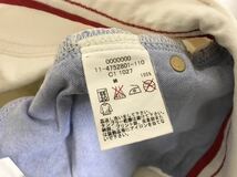 本物トミーヒルフィガーTOMMYHILFIGERコットンショートハーフデニムパンツビジネススーツアメカジメンズショーツ短パン白ホワイトM_画像6