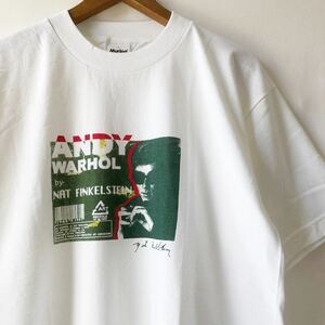 デッドストック! NAT FINKELSTEIN Andy Warhol The Factory Years, 1964-1967 Tシャツ L USA製 ビンテージ アンディウォーホル オリジナル