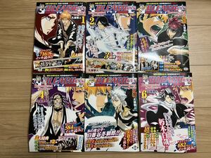 【全初版】BLEACH 総集編 Resurrected Souls 久保帯人 1～6巻 ブックカバー ポスター ポストカード付 ブリーチ リザレクテッド ソウルズ