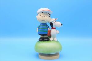 70s SCHMID Linus & Snoopy music box/ライナス スヌーピー オルゴール/ヴィンテージ/ピーナッツ/171191856