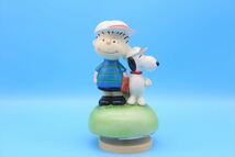 70s SCHMID Linus & Snoopy music box/ライナス スヌーピー オルゴール/ヴィンテージ/ピーナッツ/171191856_画像1