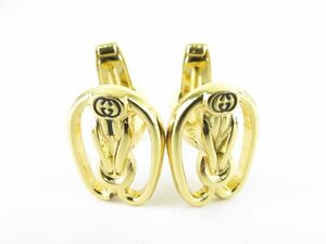 美品　GUCCI　グッチ　カフス　GG　アクセサリー　お洒落な　ゴールドカラー