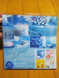 カラー フォト 花 フラワー 果物 空 景色 おりがみ 折り紙 ちよがみ 千代紙 デザインペーパー