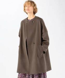 TK pretty Silhouette!! price 4 ten thousand jpy ball ji.BALLSEY car rum double faced no color coat oversize 