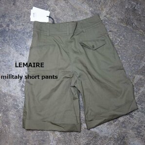 TK 新品 ハンガリー製 ルメール LEMAIRE ショートパンツ イギリス軍 オリーブ ミリタリー グルカショーツの画像2