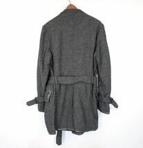 Y's YOHJI YAMAMOTO TWEED BELTED COAT MADE IN JAPAN/ワイズヨウジヤマモトツイードベルテッドコート3_画像4