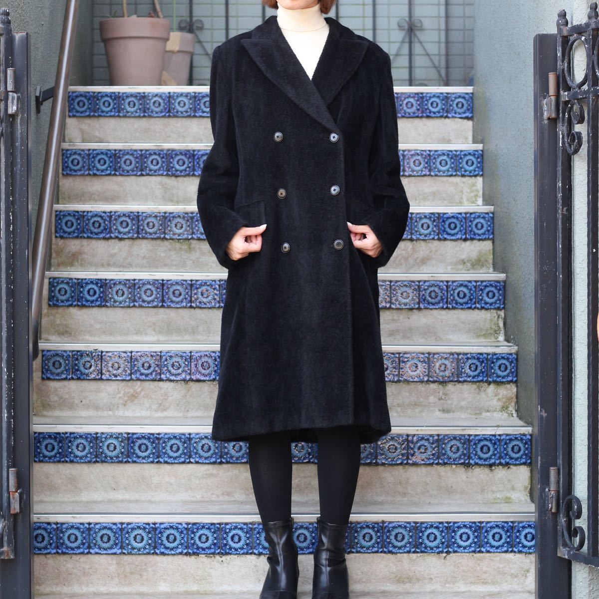 SPORTMAX MAX MARA WOOL BELTED COAT MADE IN ITALY/スポーツマックス