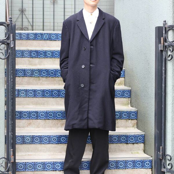 VINTAGE Aquascutum WOOL CHESTERFIELD COAT/ヴィンテージアクアスキュータムチェスターフィールドコート