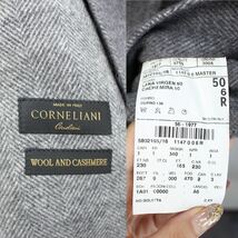 CORNELIANI CASHMERE BREND WOOL BELTED BALMACAAN COATコルネリアーニカシミヤ混ウールベルテッドバルマカーンコート(ステンカラーコート)_画像10