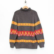 malo CASHMERE100% CHUNKY KNIT MADE IN ITALY/マーロカシミヤ100%チャンキーニット_画像4