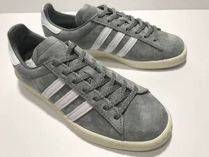 未使用!! 2020製 adidas アディダス FX5439 CAMPUS 80S GREY WHITE キャンパス グレー x 白 スエード 24.5cm US 6.5 国内 正規品