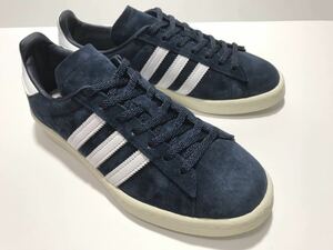 美品!! 2020製 adidas アディダス FX5440 CAMPUS 80S NAVY WHITE キャンパス ネイビー x 白 スエード 23cm US 5.0 国内 正規品