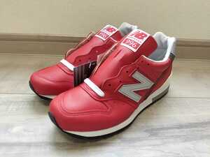 24.5cm 新品 NEW BALANCE ニューバランス M996NCA アメリカ製 USA製 赤 レッド RED レザー オールレザー 検 576 1300 1400