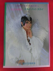 T093 宝塚 雪組「大江山花伝/スカイ・ハイ・スカイ」東京宝塚劇場 パンフレット 1986年 平みち/神奈美帆/杜けあき