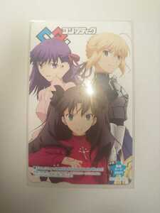 Fate/stay night [Unlimited Blade Works] 2014.9月号 コンプティーク抽選 テレカ　遠坂凛 間桐桜 セイバー