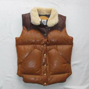 * 70s Vintage Rocky mountain all leather down vest (7/8) original / vintage / Vintage / 1970s