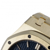 オーデマ・ピゲ AUDEMARS PIGUET ロイヤルオーク クロノグラフ 26331BA.OO.1220BA.01 ブルー/ゴールド文字盤 中古 腕時計 メンズ_画像6