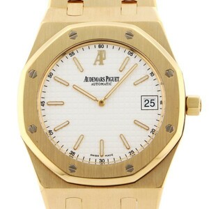 オーデマ・ピゲ AUDEMARS PIGUET ロイヤルオーク ジャンボ 15202BA.OO.0944BA.01 ホワイト文字盤 中古 腕時計 メンズ