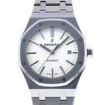 オーデマ・ピゲ AUDEMARS PIGUET ロイヤルオーク オートマティック 15400ST.OO.1220ST.02 シルバー文字盤 中古 腕時計 メンズ_画像1