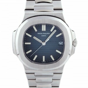  Patek * Philip PATEK PHILIPPE Nautilus 5711/1A-010 gray / blue face used wristwatch men's 