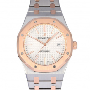 オーデマ・ピゲ AUDEMARS PIGUET ロイヤルオーク 15400SR.OO.1220SR.01 シルバー文字盤 中古 腕時計 メンズ