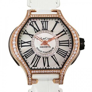 ドゥラクール deLaCour リープS ベゼルダイヤ WAPS0013-1459 ホワイト文字盤 新品 腕時計 レディース