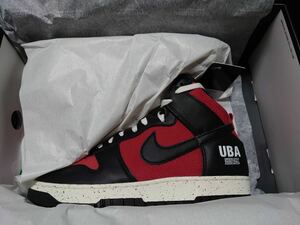 NIKE DUNK HI 1985 UNDERCOVER GYM RED/BLACK-WHITE US9 27cm 新品 送料無料 検) JORDAN FORCE TRAVIS SACAI FRAGMENT SUPREME