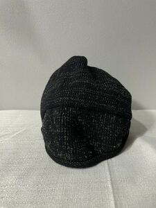 未使用極美品カシラCA4LA帽子レディース黒ブラックラメ