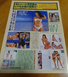 ◆即決!!お宝系グラビア◆A4ｘ6P◆山口智子谷村有美アグネスラムかたせ梨乃夏目雅子華原朋美飯島直子hitomi榎本加奈子水野真紀松下由樹他