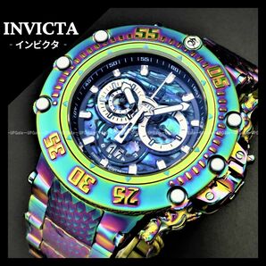 圧倒的造形美★レインボー INVICTA Subaqua 34149 インビクタ　サブアクア　スイス製ムーブ