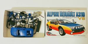 FA47 KAWAI ALPINE アルピーヌ ルノー A310 V6 1/38 スケール スーパージュニアカー キット プラモデル 旧車 絶版 河合 未組立 1001