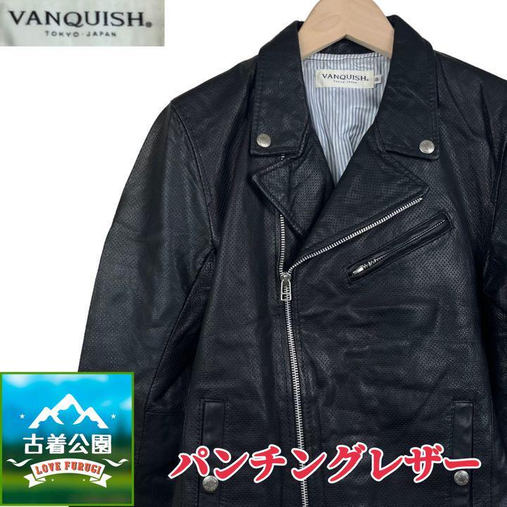 BLACK BY VANQUISH BVJ001 ヴァンキッシュ ダブルライダース メンズ M ...