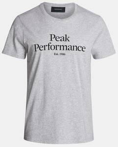 Peak Performance / Original Logo Tee / Grey Melange / L [auction by polvere_di_neve]pi-k Performance norrona patagonia