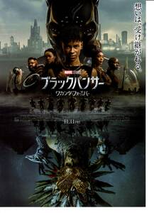 映画　ブラックパンサー　ワカンダ・フォーエバー　チラシ2種20枚（各10枚ずつ）