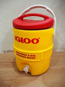 *Iglooi glue water jug 2Gal yellow × red *