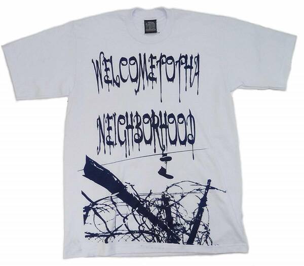 N-HOOD CLOTHING WIRE PRINT 半袖 Tシャツ （ホワイト） (XXL) [並行輸入品]