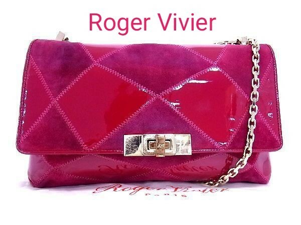 Roger Vivier ロジェヴィヴィエ レザー ハンドバッグ