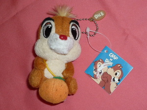  ultra rare! Kawai i! Disney chip & Dale character Dale soft toy key chain *