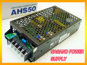 未使用 保管品 長野日本無線 SW電源 高調波電流規制対応汎用電源 AHS50-24 INPUT:AC100-240V 0.8A 50/60Hz OUTPUT:24V-2.2A 箱 極美品 必見