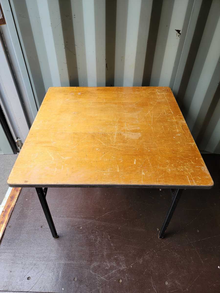 イギリスアンティーク古木ダイニングテーブル/木製机/おしゃれ作業台