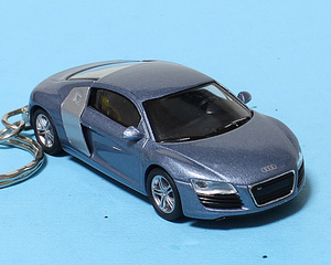 ★☆AUDI☆アウディ R8 クーペ☆ブルー☆ミニカー☆キーホルダー・アクセサリー☆★