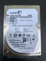 中古HDD　4台セット seagate SATA ST500LM021 500GB /ST9500423AS 2.5インチ 500GB 5400rpm 9.5mm 7MM 2.5インチ_画像2