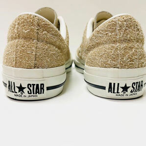 極美品!! 希少!! 日本製 CONVERSE ONE STAR コンバース ワンスター スエード ベージュ us 7.5 / 26 cm MADE IN JAPANの画像6