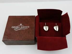 H/GEORG JENSEN George Jensen 187 серьги Heart 925 серебряный аксессуары 1020-1