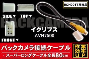 新品 イクリプス ECLIPSE バックカメラ 変換 ケーブル AVN7500 対応 ハーネス RCA