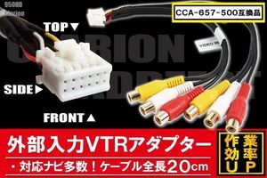 clarion クラリオン 950HD 用 CCA-657-500 同等品 ケーブル VTR 映像 ナビ 純正 互換品 乗せ換え