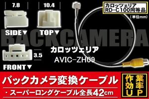 新品 カロッツェリア carrozzeria RD-C100 同等品 ケーブル AVIC-ZH09 対応 ハーネス RCA